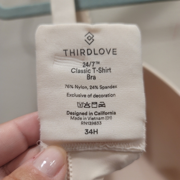 ThirdLove 24/7 Classic T-shirt Bra - Sz 34H US - Picture 10 of 12